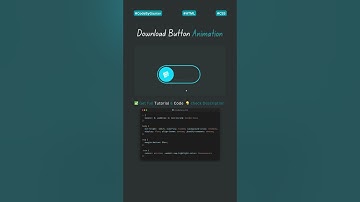 🚀 Progressive Download Button with Loading Animation #webdevelopment #coding #animation