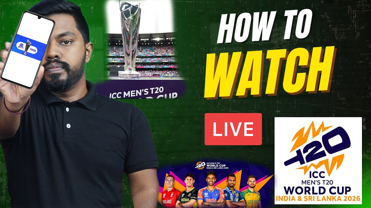 How to Watch🤩T20 World Cup ICC Men's Live🛑 Watch On Mobile @TravelTechHari