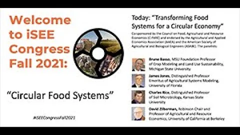 iSEE Congress Fall 2021: "Transforming Food Systems for a Circular Economy"