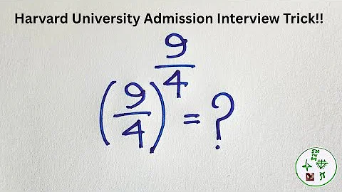 Harvard University Admission Interview Trick !! Can You Solve this?