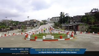 GABON / VOIE DE CONTOURNEMENT CAMP DE POLICE : Le député Melvin Gondjout satisfait des travaux