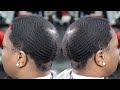 😱SHE PAID ME $100 TO FIX HER 360 WAVES / Female Waver Haircut/ FULL BARBER TUTORIAL