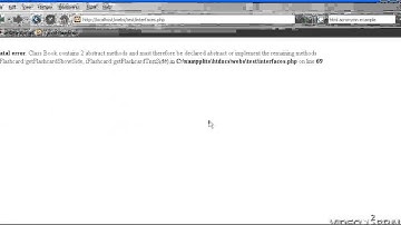 PHP5: 17-Interfaces.