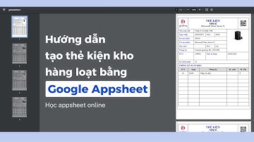 Hướng dẫn in ấn file hàng loạt trên Appsheet- Hòa data