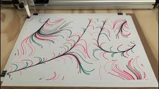 PLOTTER TIME: Simplex noise in three colors (AxiDraw V3)
