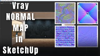 SketchUp Vray Bump map |How to creat normal map for Vray| Vray Normal Map Sketchuphindi |