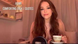 ASMR | Comforting chit chat | Positive Quotes | Cozy Rainy Night screenshot 4