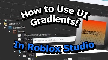 How to Use UI Gradients with Backgrounds, Text, and Borders. (Roblox Studio Tutorial)