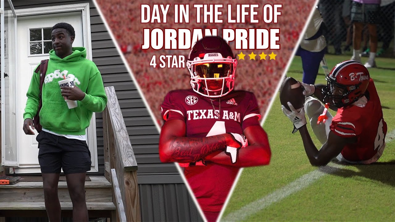 DAY IN THE LIFE OF 4 STAR TEXAS COMMIT JORDAN PRIDE 