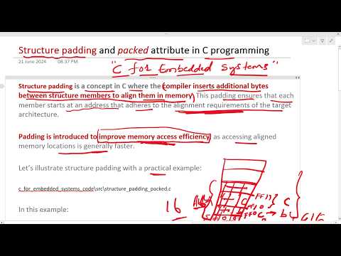Structure padding and