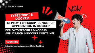 DEPLOY TYPESCRIPT & NODE JS APPLICATION IN DOCKER CONTAINER || DOCKER CONTAINER || TYPESCRIPT