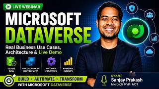 Recorded Live Webinar | Microsoft Dataverse Explained with Real Business Use Cases
