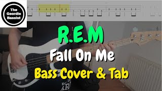 R.E.M. - Fall On Me - Bass cover with tabs