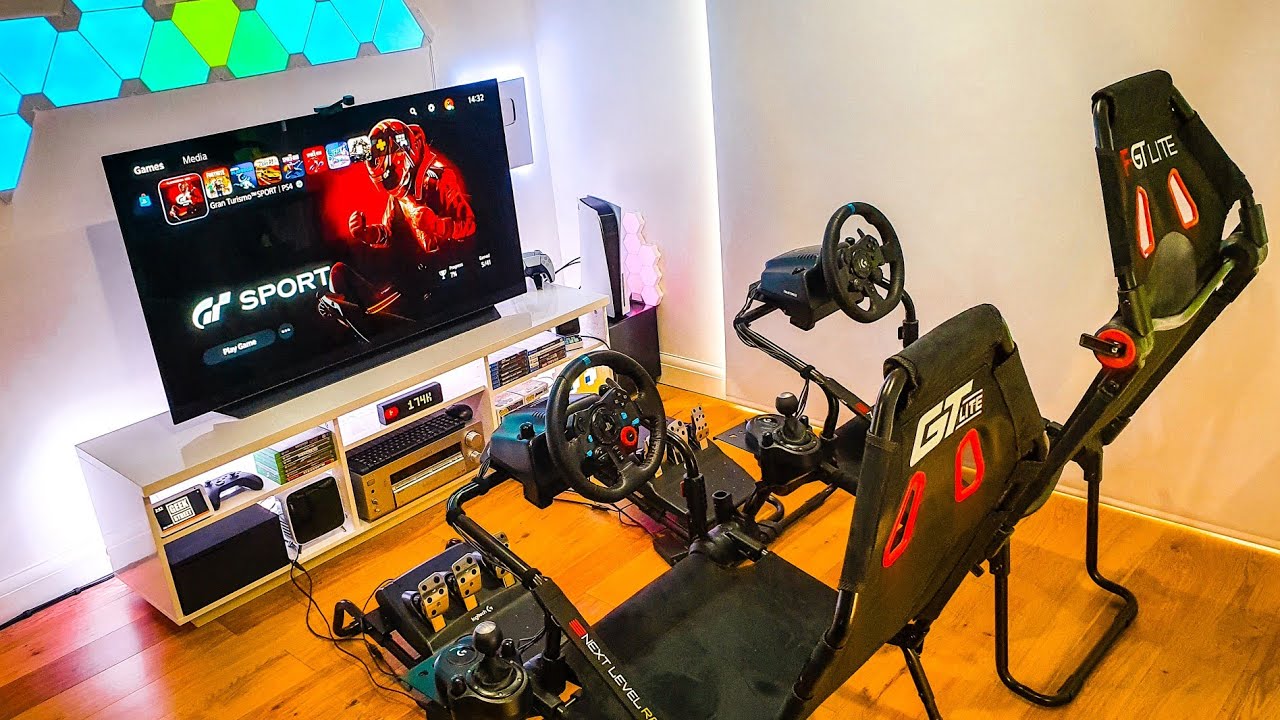 Sølv Habitat Patriotisk Logitech G29 / G920/ G923 | 2 Player Split Screen Racing Setup - YouTube