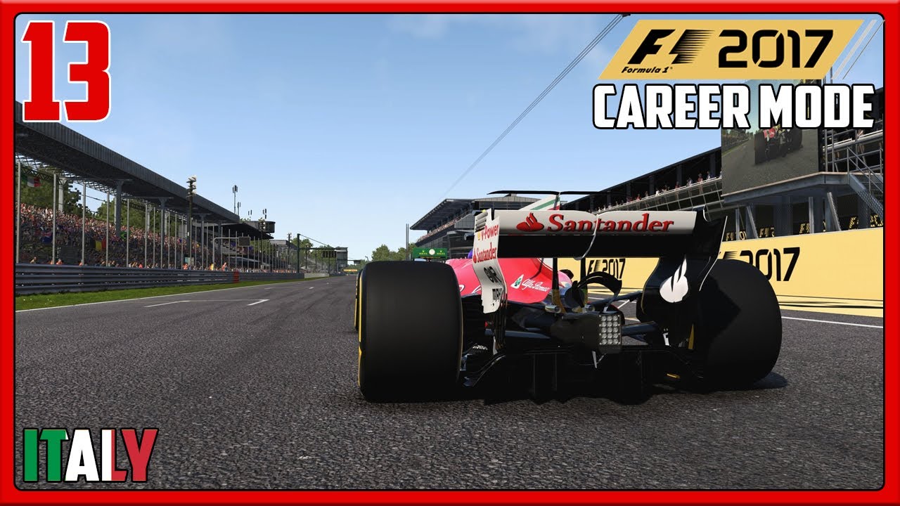 F1 2017 Career Mode Part 13: Italian Grand Prix (Racing in front of the Tiffosi!)