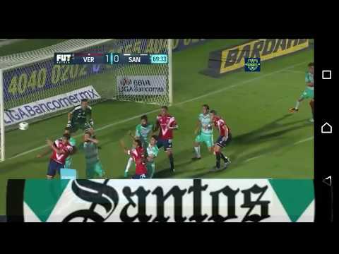 Veracruz vs Santos 2-0 J2 AP 2016 tv azteca HD