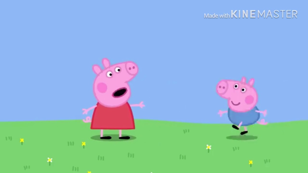 Peppa pig playing piggy - YouTube