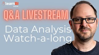 Live Data Analysis Watch-a-long + Q&A Data Analytics Live Q A