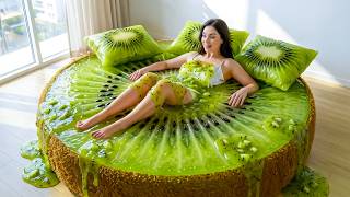 Which Extreme Luxury Bed Would You Choose? 🥝✨🛌| Oddly Satisfying AI ASMR