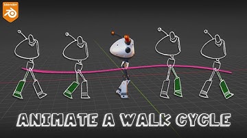 Animating a walk cycle in Blender | Beginner Tutorial