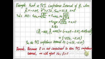 Statistics - Linear Regression, Confidence Interval & Mean Response