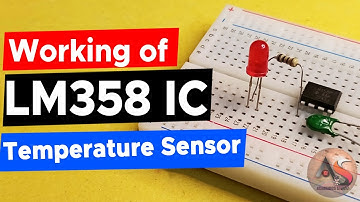 LM358 IC  as a comparator? Design Temperature Sensor using Thermistor and Operational amplifier