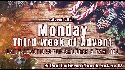 2024 SPLC Children & Families - Monday • Third Week of Advent