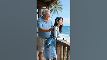 Approaching heavy rain prompts action. #Rain #robot #aiart #futuretech #humanoidrobot