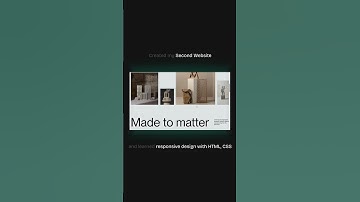 02 | Built My First Responsive Website Using HTML & CSS 🌐💻 #coding #webdevelopment #html