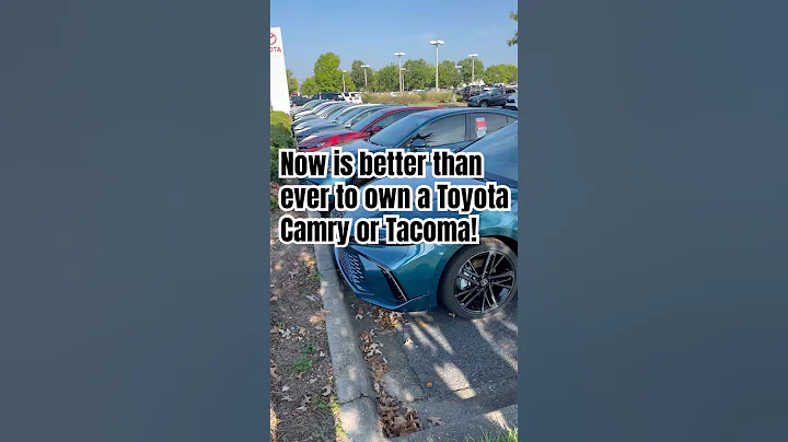 Let an upgrade come to your aid. With our NEW Camries & Tacomas. Book an appointment now!