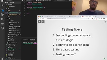7.1 Testing concurrent code in Crystal - Live coding a URL checker in Crystal