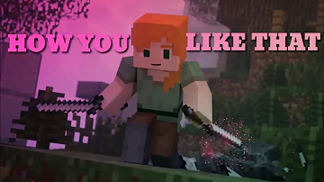 BLACKPINK - How you like that - Minecraft Music Video  #Minecraft  #Blackpink