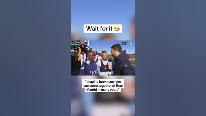 This was TOO GOOD from Mbappe and Vinicius Jr. 😂🤍 (via realmadridcf/TT)