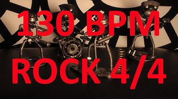 130 BPM - ROCK - 4/4 Drum Track - Metronome - Drum Beat