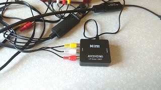 картинка: Цифровой конвертер 3RCA to HDMI