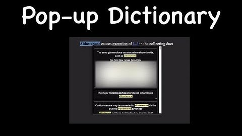 Anki: Pop-up Dictionary