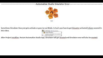 Automation studio B&R PLC programming PART 4- Resetting Simulator if Simulator is not working.