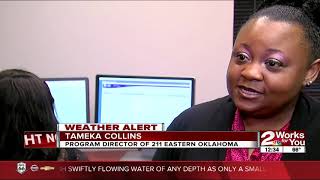 211 calls double since flooding in eastern Oklahoma