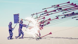 SAMURAI & SHOGUN vs RANGED UNITS - Totally Accurate Battle Simulator TABS