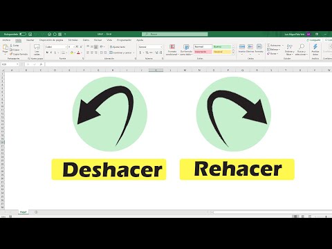 Como deshacer y rehacer en Excel