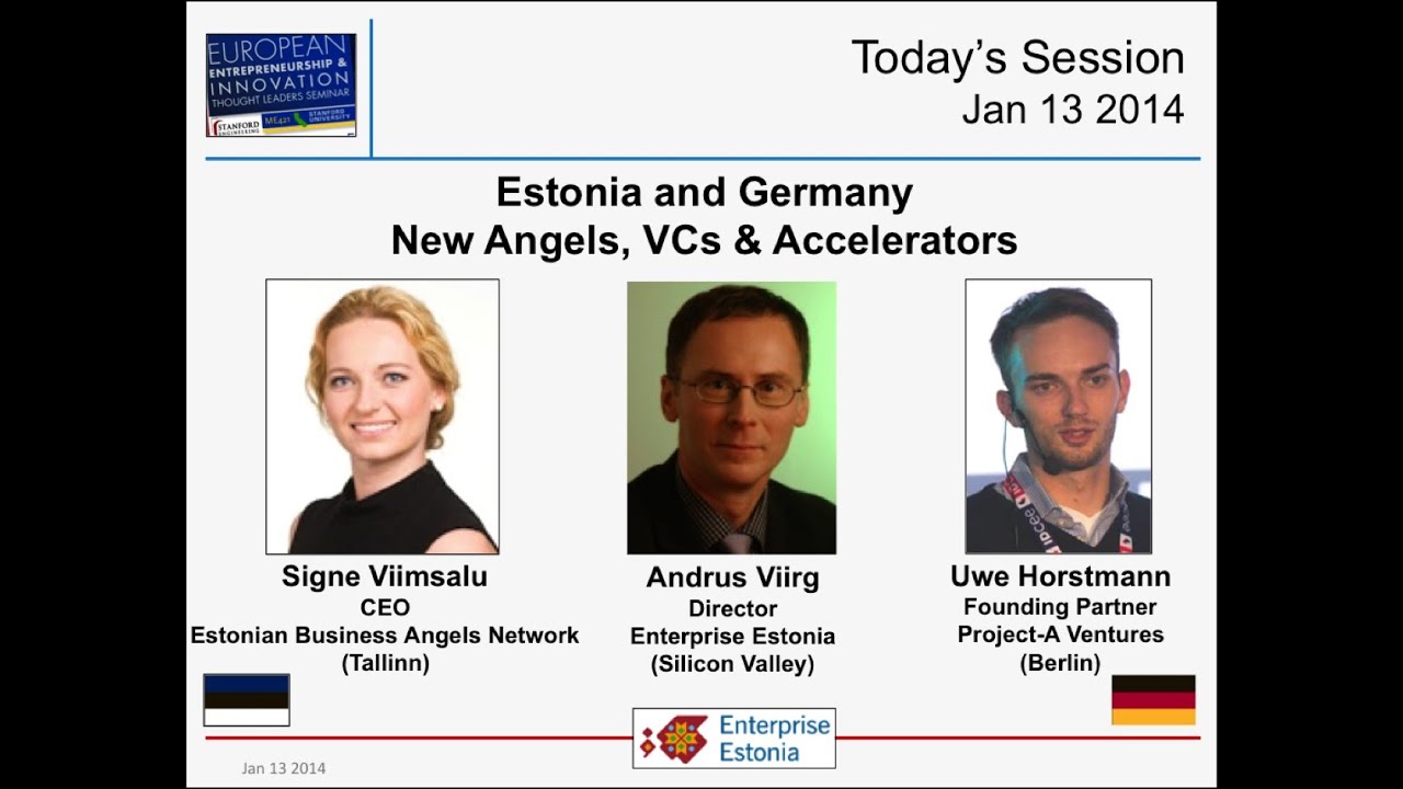 *Estonia* & Germany - EstBAN + Project-A Ventures - New Angels, VCs & Accelerators - Jan 13 2014