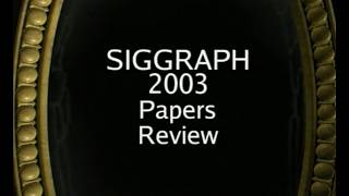 2003 Technical Papers Trailer