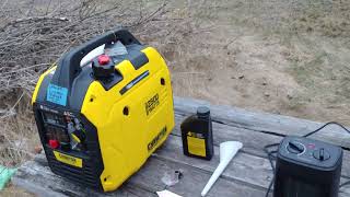 Champion 2500w Inverter Generator Review Model (201153)