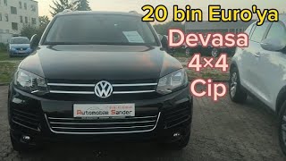 Almanya'da 600 bin TL/WV Touareg V6. Uygun Fiyatlı ve Çok Temiz Arabalar 🖐️