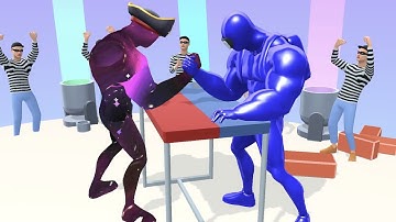 MUSCLE RUSH Game - Walkthrough Gameplay IOS Android | Video Animation 3D | MEGA GAMEPLAY #23 Shorts