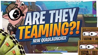 Destroying Teamers In Solos Quad Launcher Gameplay Fortnite Br Full Game