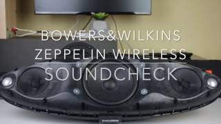 Bowers & Wilkins Zeppelin Wireless - Soundcheck...