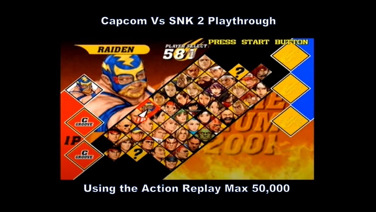 Vs SNK 2 Raiden Playthrough using the Ps2 Action Replay Max 50,000 D YouTube Vs SNK 2 Raiden Playthrough using the Ps2 Action Replay Max 50,000 D YouTube