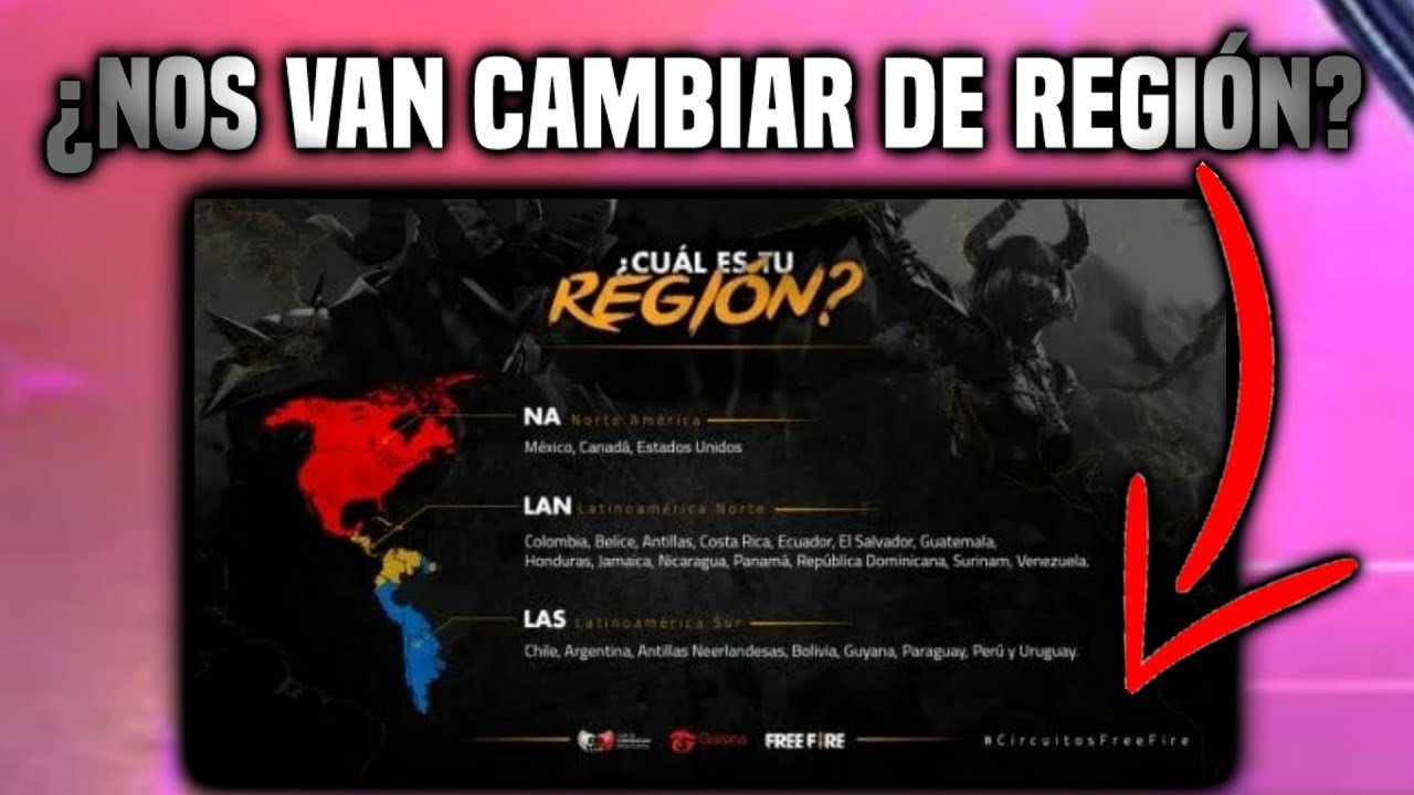 ¿ES VERDAD QUE CAMBIARAN LAS REGIONES DE FREE FIRE? *TODA LA VERDAD