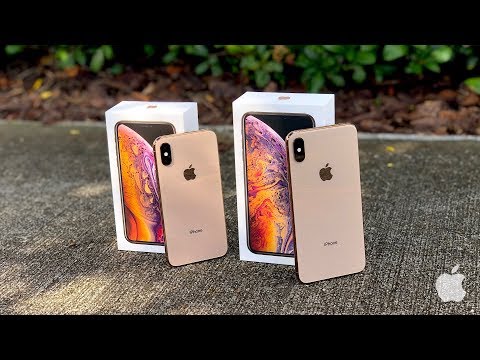 iPhone XS vs iPhone XS Max Unboxing with Camera Test 